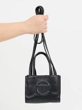 NWT TELFAR Small Black Shopping Bag w/ Dust Bag
